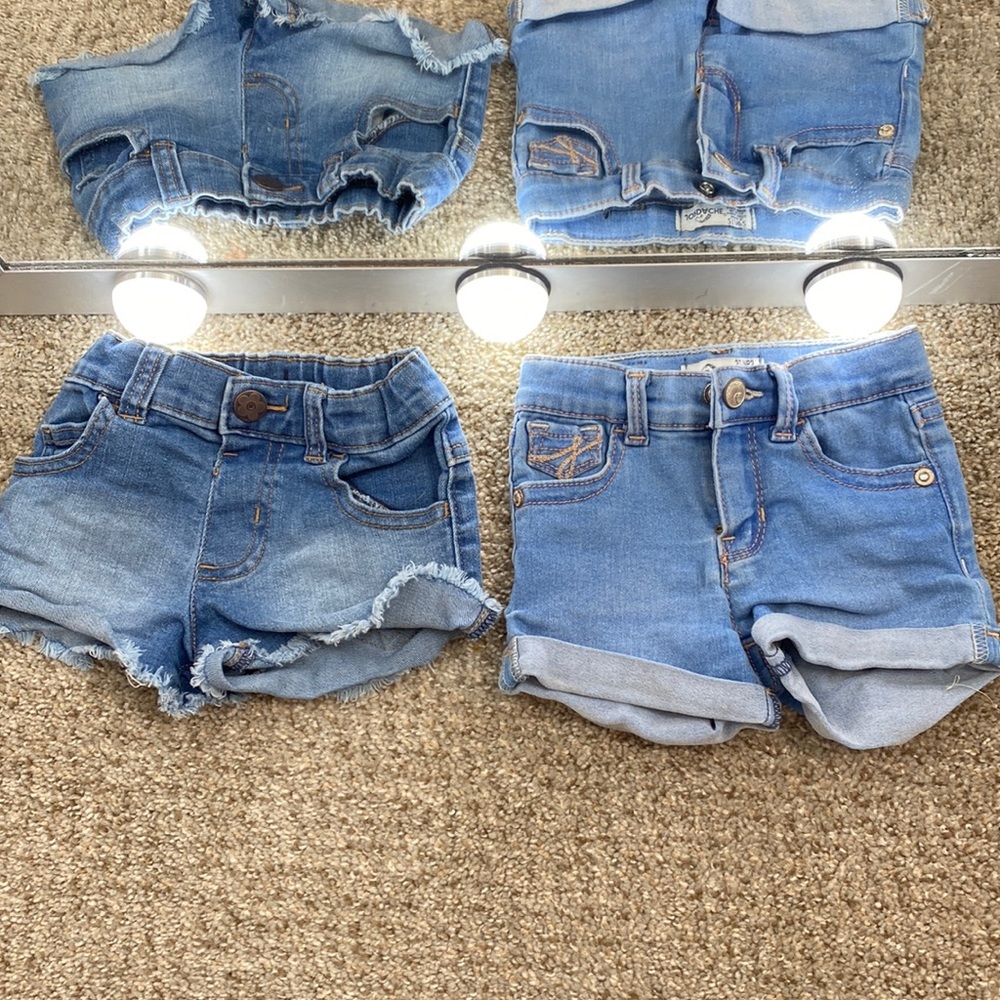 Toddler Girl 2T/3T jean shorts bundle